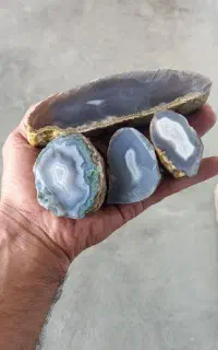 سنگ عقیق سلیمانی کبود