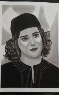 طراحی چهره سیاه قلم با تخفیف ویژه