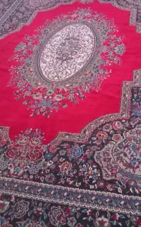 قالی وپرده سالم وتمیز