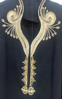 مانتو مجلسی کرپ کنزو ژاپن همراه با خرجکار