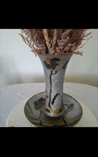 گلدان و زیر گلدانی خارجی