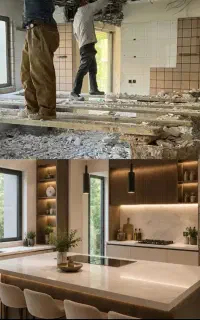 بازسازی ساختمان به صورت مدرن  ، مشاوره طراحی اجرا