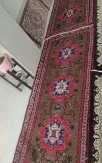 یه جفت فرش یک در دو دستبافت بفروش میرسد