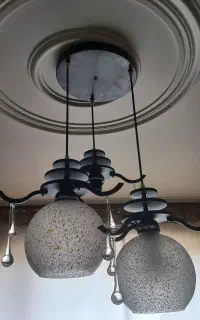 لوستر اتریشی ۳شاخه