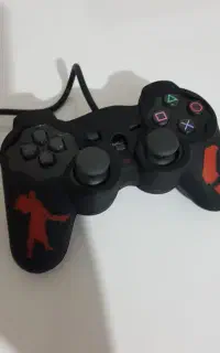 دسته ps2 شوک دار نو با تبدیل و کاور