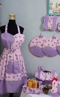 سرویس اشپزخانه همراه با الگو