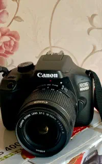 دوربین Canon4000D همراه لنز کیف و شارژر