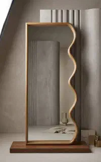 قاب آینه چوبی