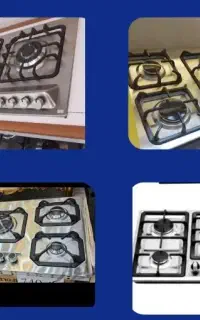 h اجاق گاز کابینتی ۵و۴ شعله هودx سینک100kopixx