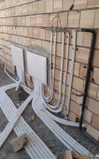 لوله کشی آب وفاضلاب وتآسیسات ساختمان