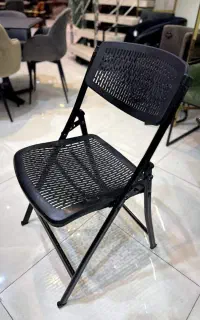 صندلی تاشو پلیمری فلزی