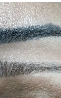پاک کردن تتو صورت ابرو خط چشم خط لب و بافت لب
