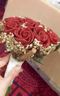 دسته گل حنایی