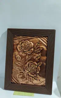 برجسته کاری روی مس