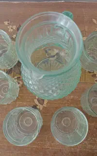 پارچ و لیوان نایاب خشتی قدیم ...نو