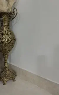 گلدان برنجی کاملا نو
