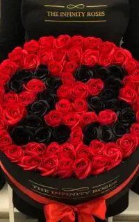 دسته گل روبانی