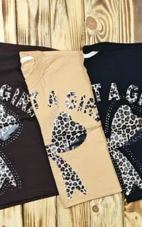 تیشرت باکسی پلنگی