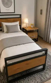 تخت خواب چوب راش و فلز و تدی همه رقم موجوده
