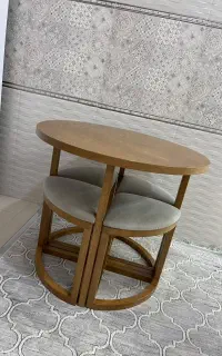 میز نهار خوری 4نفر استفاده نشده