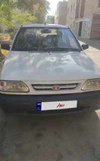 پراید ۹۶سفید تمیز بدون رنگ