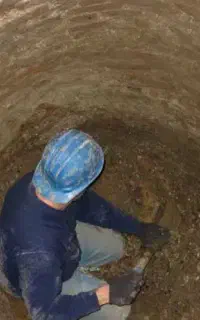 حفاری چاه کنی چاه کن و مقنی