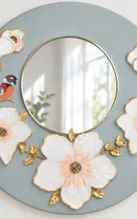 دیوارکوب آیینه ی دکوراتیو