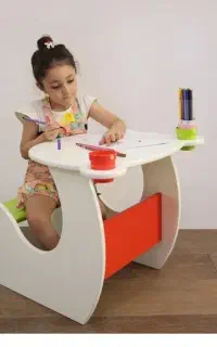 میز تحریر رنگ سفید