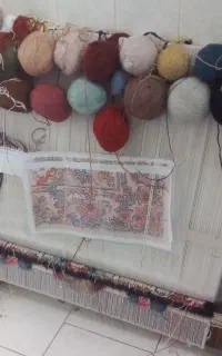فرش نیمه کاره