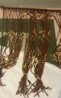 پرده چوبی گوشواره ای