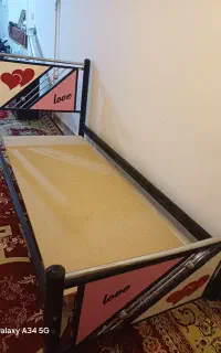 تخت فلزی تک نفره