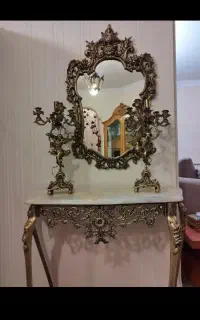 خریدار و فروشنده اینه شمعدان وسایل برنجی سالم خراب