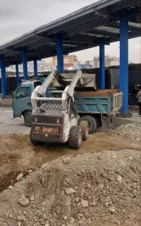 حمل نخاله و خاکبرداری بابکت ،نیسان بادسان