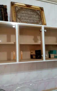 شلف،دیواری،فلز وشیشه