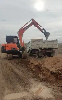 مینی بیل دوسان دکل متحرک