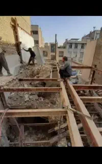 تخریب کلی ساختمان و جزئی و نما ساختمان