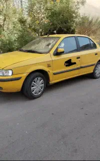 تاکسی سمند ef7 تاکسی زرد