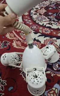 لوستر سه چراغ
