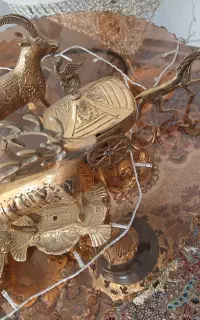 جاسیگاری گوزن بز کوهی جنس برنجی قیمت ۴میلیون