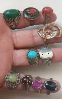 ده عدد انگشتر