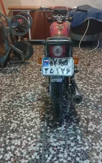 موتور ۱۲۵ مدل ۹۱ پلاک ملی