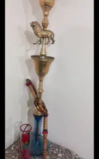 قلیان برنز یک و نیم متری