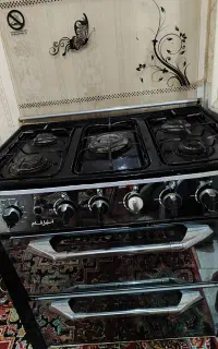 اجاق گاز پنج شعله طرح فر