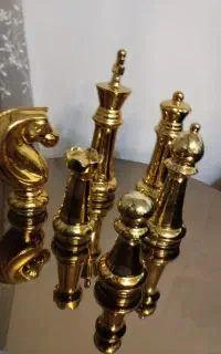 دکوری طلایی شطرنج