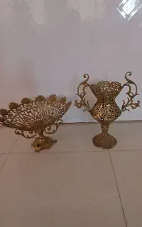 جا میوه و گلدان برنز اصل