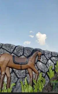 سیمانبری و سیمانکاری .نما ابشار محوطه . بنایی