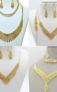 سرویس عروس اماراتی زیبا طلا