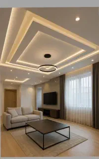 اجرای تخصصی کناف نور مخفی، دورباکس و لاین نوری