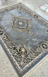 فرش نقشه ژیوا دودی ۱۲ - ۹ - ۶ متری نو