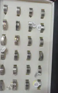انگشتر استیل تعدادبالا